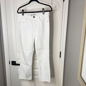 Whetherly Bright White Cropped Jeans